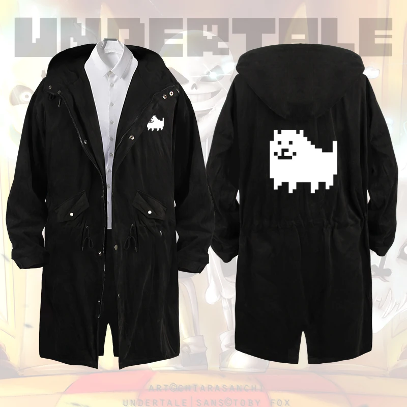 Толстовка Undertale тренчкот пальто хлопковая толстовка на молнии унисекс костюм для