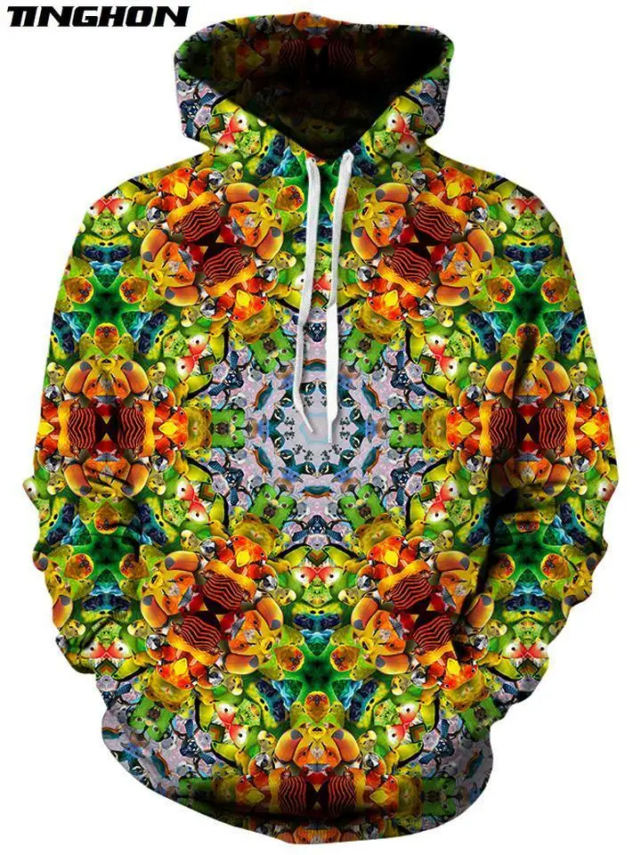 XS 7XL новые стильные модные толстовки с рисунком птиц 3d мужские женские