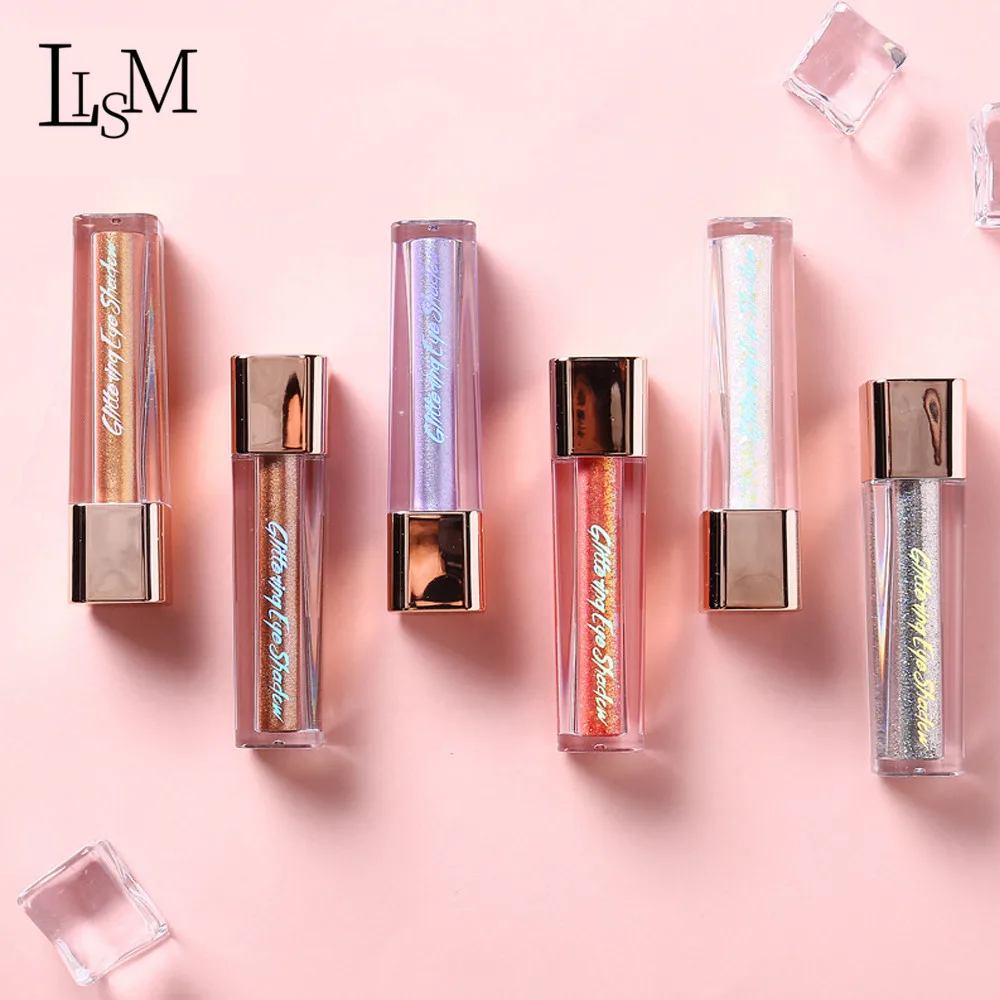 LISM блеск жидкие тени для век стойкий макияж Жидкие водонепроницаемые мерцающие