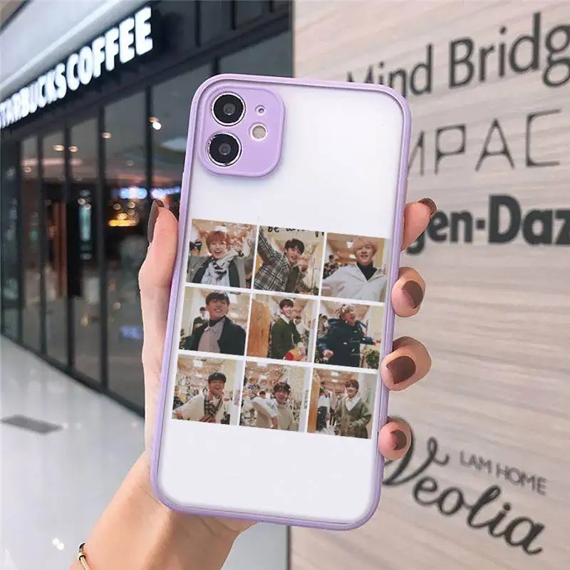 

kpop stray kids Boy group Phone Case matte transparent For iphone 7 8 11 12 plus mini x xs xr pro max cover