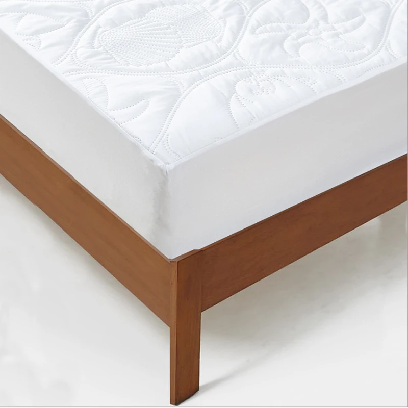 Одноцветный водонепроницаемый защитный чехол для матраса простыня стиль