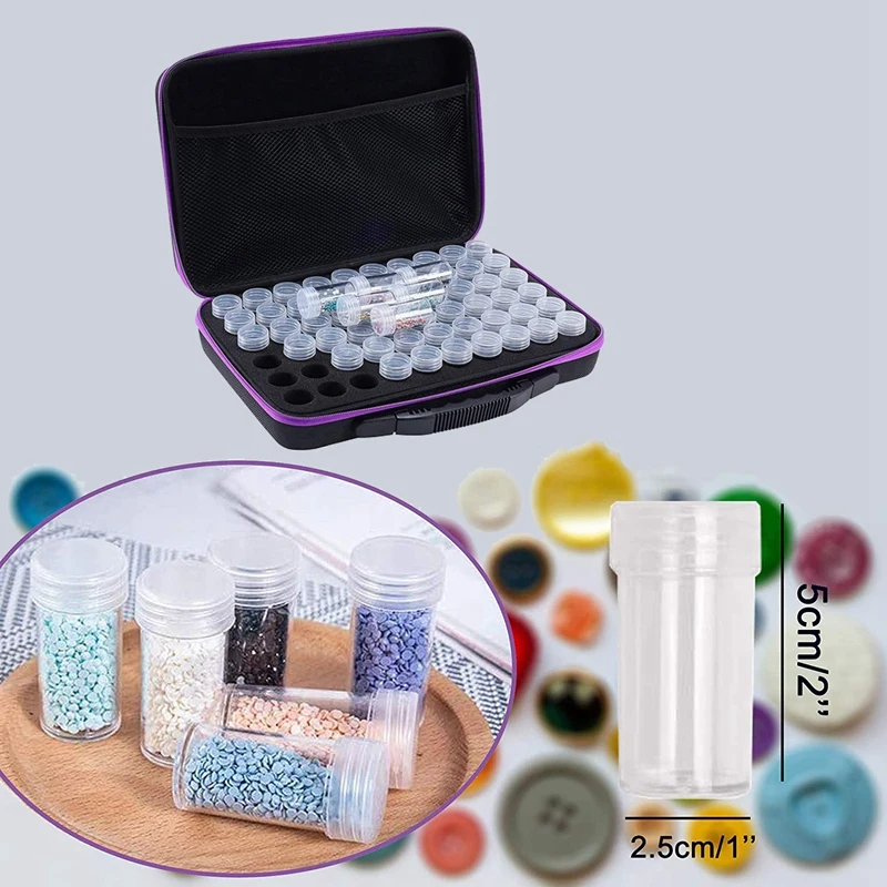 60 слотов бриллиантовая картина чехол для телефона Набор банок ювелирных