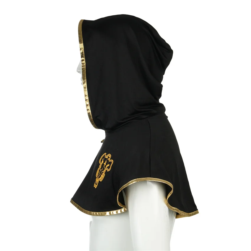 Плащ с черным клевером Takerlama черная накидка для косплея астры реквизит костюма