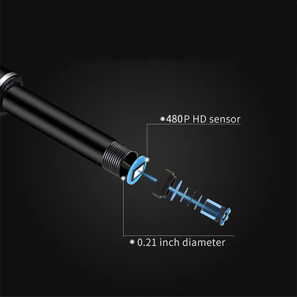 Usb Ear Camera Otoscope3.9Mm Hd Scope Endoscope Visual With Earwax Compatible Cleaner For Android | Безопасность и защита