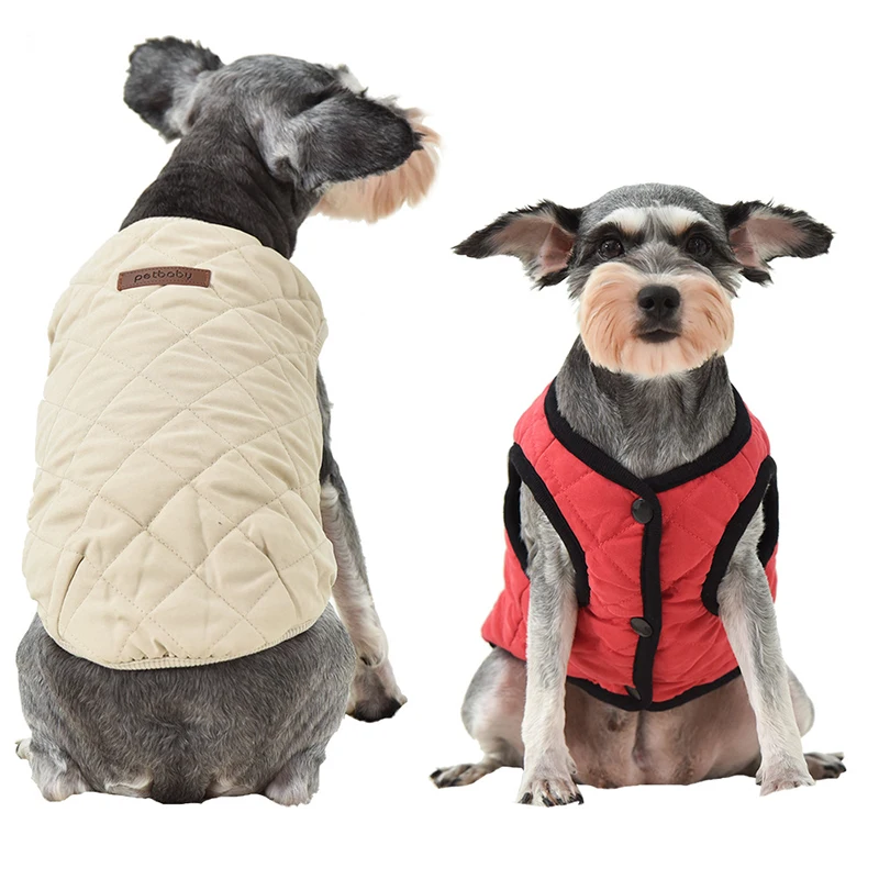 

Clothes for Small Dogs Jacket Warm Winter Clothes Suit Vest for Dogs Chihuahua Winter Warm Pet Cat Pet Clothes for Small Medium