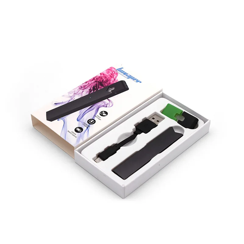 Начальный набор Vape Pod с керамической катушкой, системой индикации мощности LED и аккумулятором 220 мАч, ручкой для электронных сигарет. ВС W01 набор.