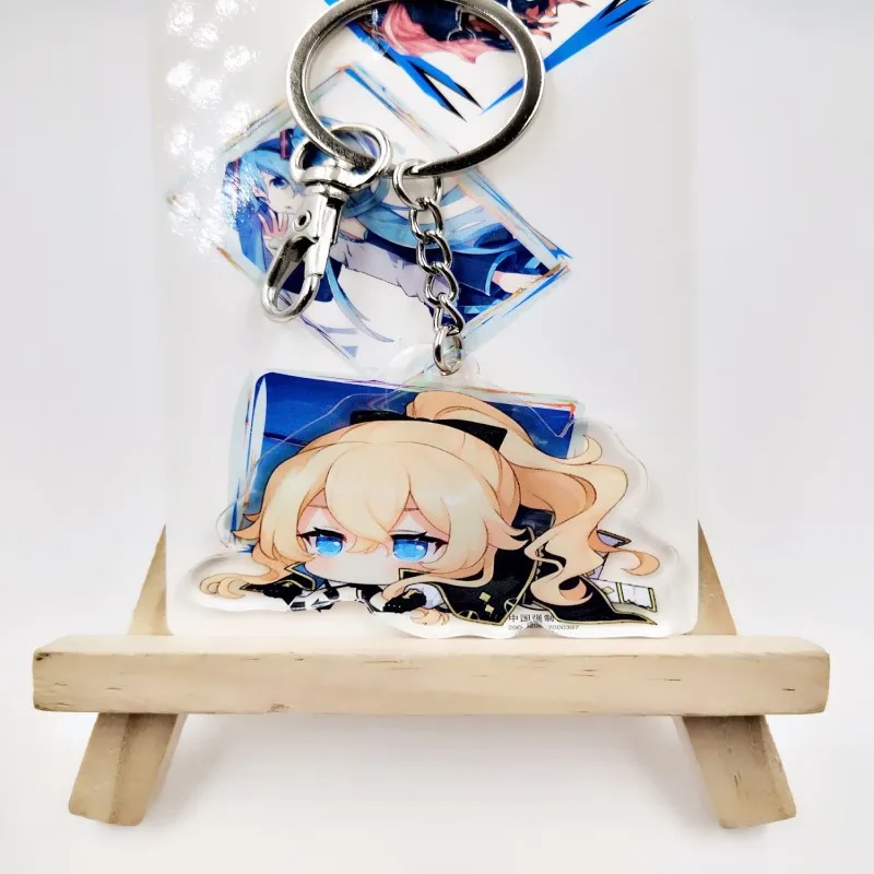 

Genshin Impact Acrylic Keychains Student Backpack Pendant Car Seat Keyring Birthday Gift Friend Keychain