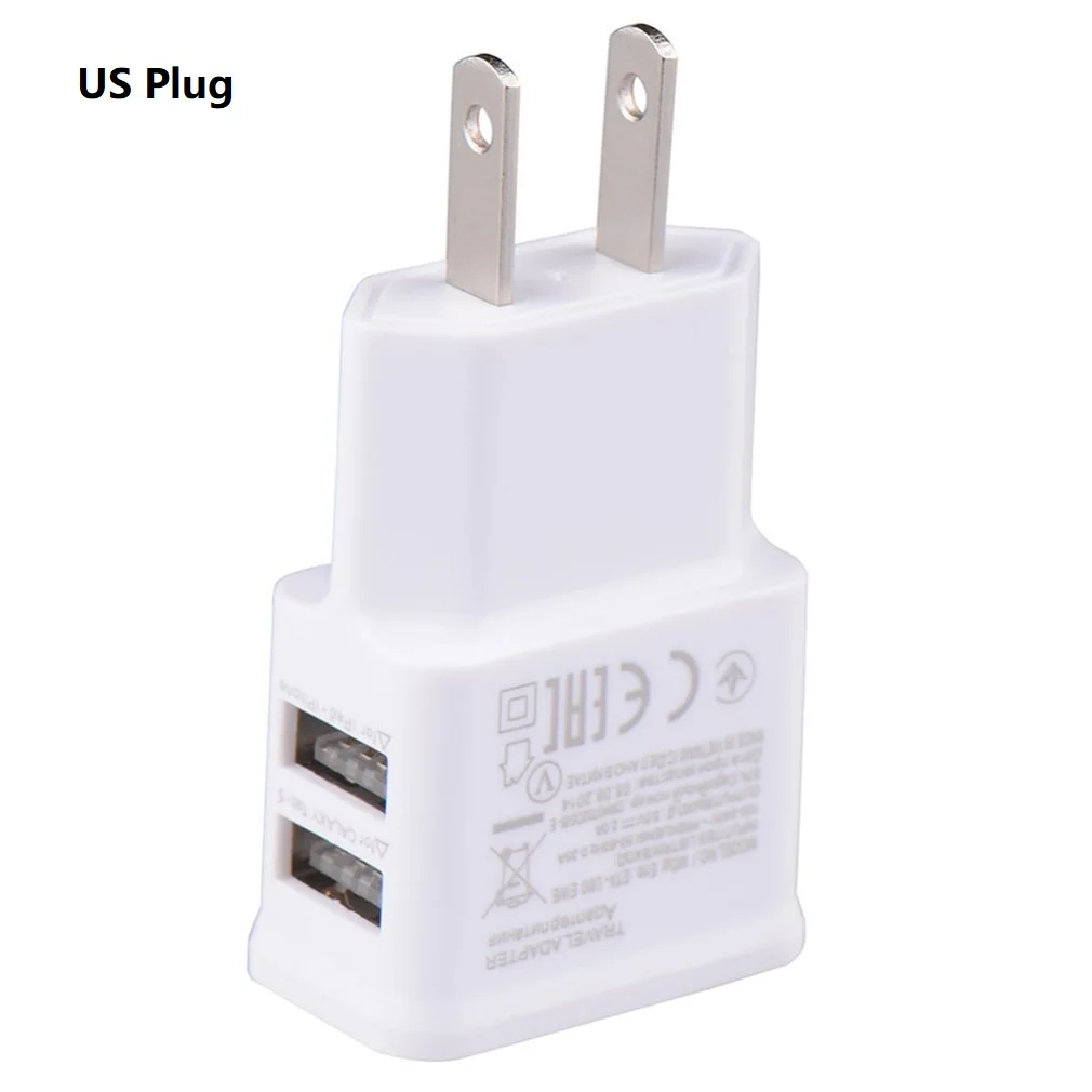 5V 2A Dual USB Универсальное зарядное устройство для мобильного телефона s зарядное устройство для путешествий зарядное устройство для iPhone для Android
