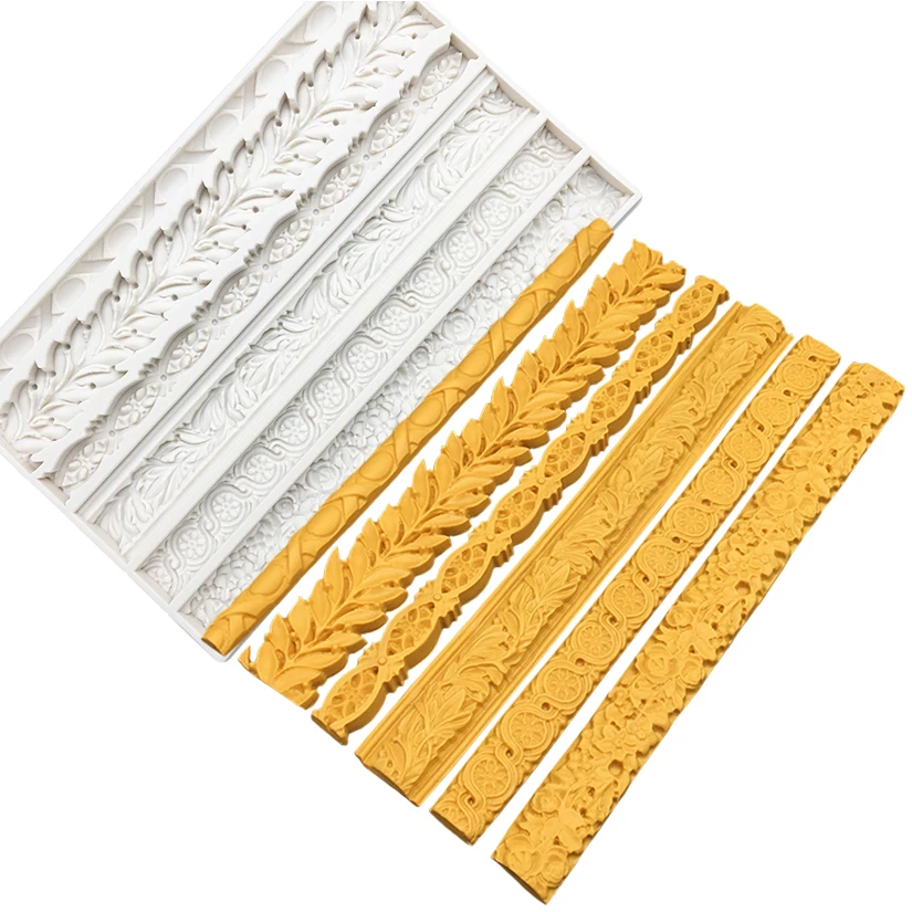 

Laces Silicone Sugarcraft Mold Resin Tools Cupcake Baking Mould Fondant Cake Decorating Tools