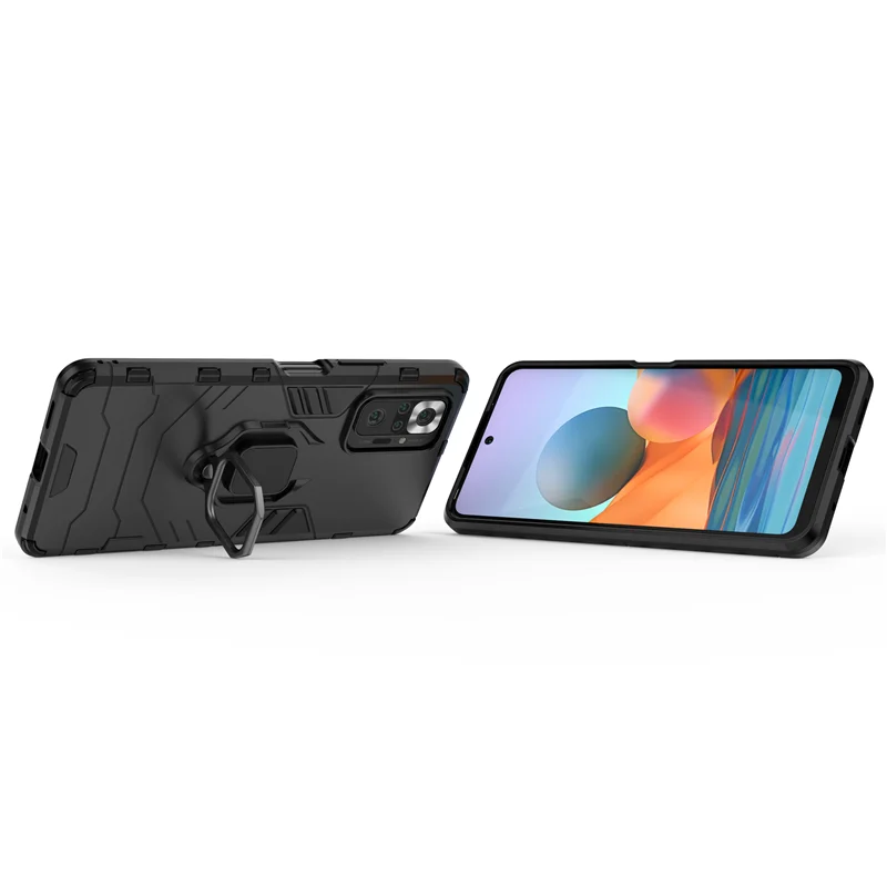 For Xiaomi Redmi Note 10 Pro Cover Case For Redmi Note 10 Pro Capas Back Ring Stand Magnetic Cover For Redmi Note 10 Pro Fundas