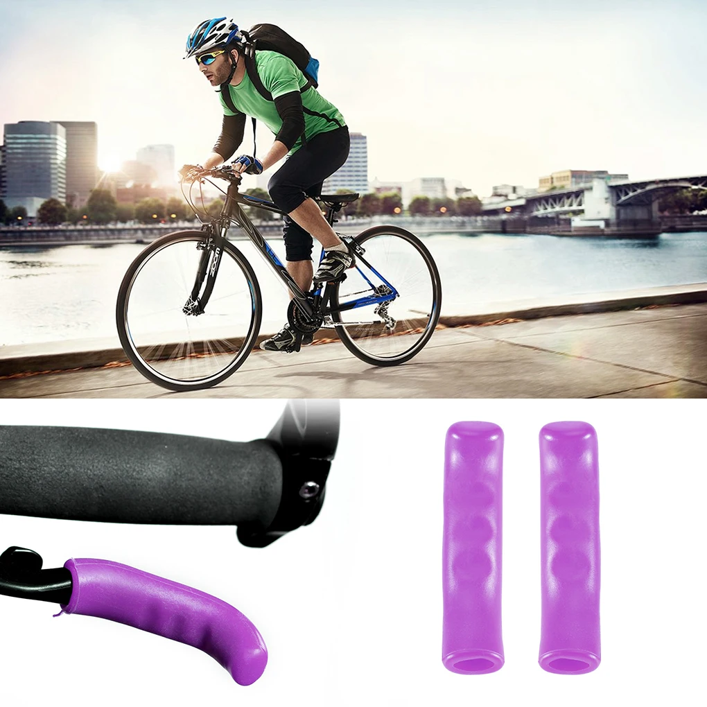 

1pair Universal Silicone Gel Brake Handle Lever Cover MTB Fixed Gear Mountain Road Bike Cycling Protect Cover Protector Sleeve