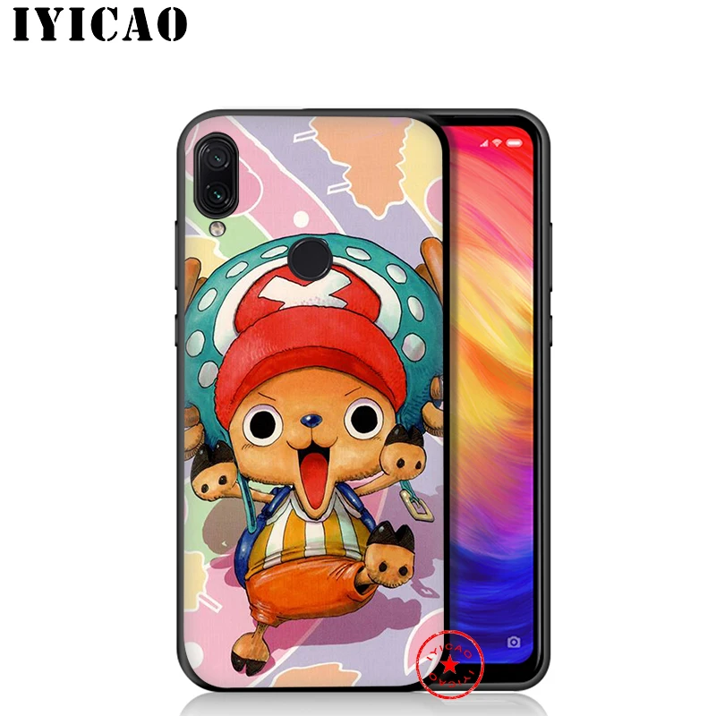 IYICAO Chopper One Piece Cartoon Soft Case for Xiaomi Redmi Note 8 7 6 5 Pro 5A 4X Back Silicone |