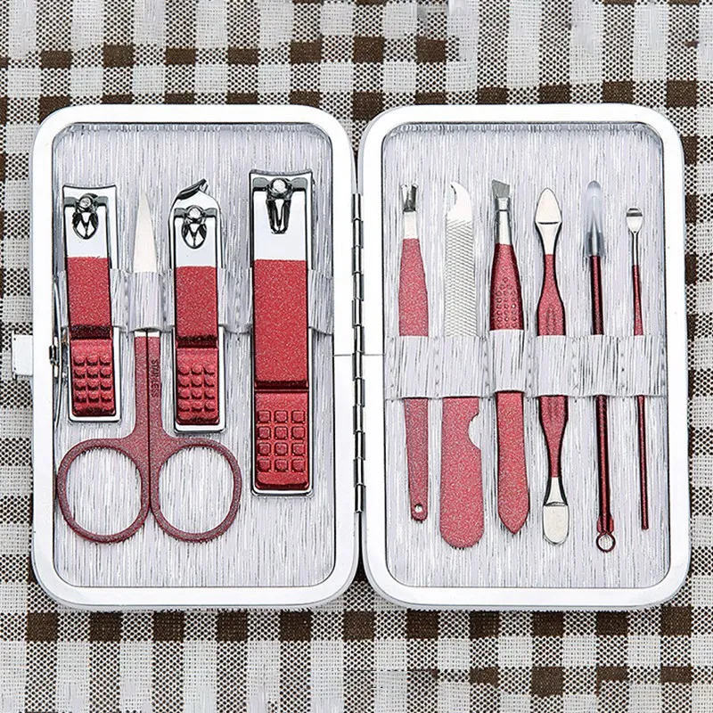 

10Pcs Stainless Steel Nail Clippers Nail Clippers Manicure Manicure Tool Set
