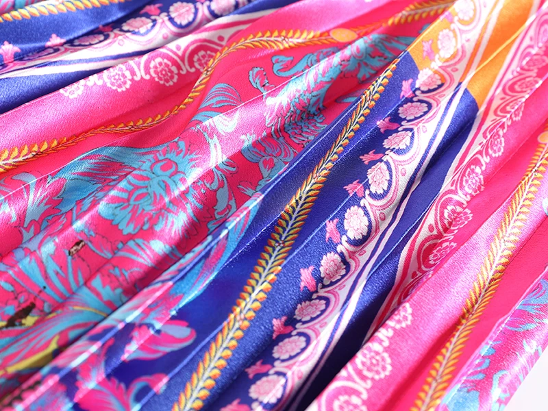 

A New Type of Fall Printed Half-length Skirt with High Waist for Children in Pleated Skirt