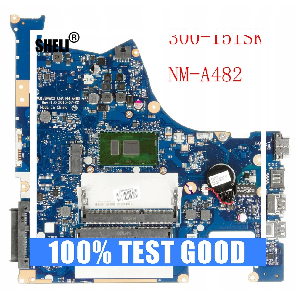Материнская плата 300-15isk NM-A482 для ноутбука Lenovo Ideapad 300-15ISK оригинальная материнская