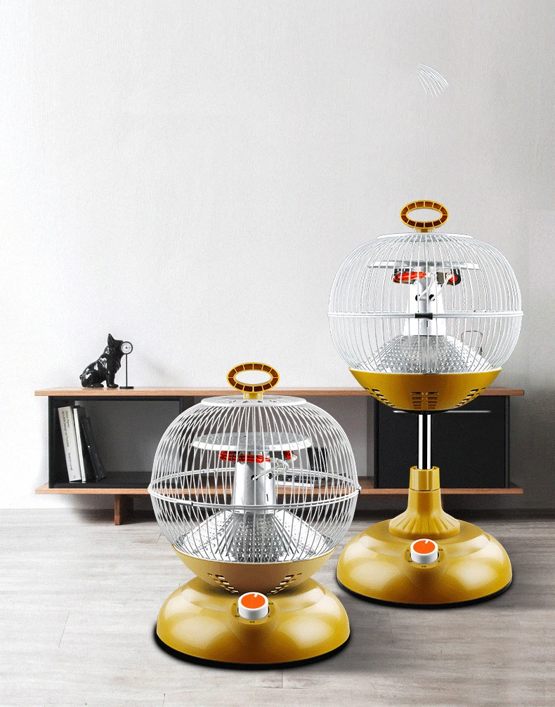 Электрический нагревательный вентилятор клетка Тип 2 шестерни портативный