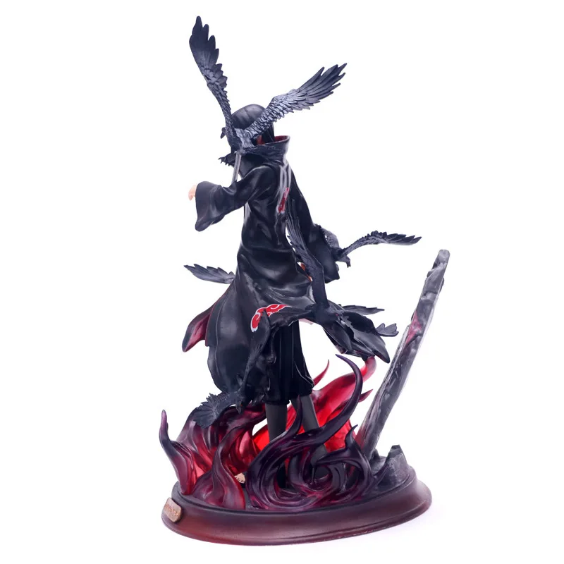 Мультфильм Аниме Наруто Shippuden Itachi ПВХ фигурка игрушки ГК Учиха Итачи с воронкой