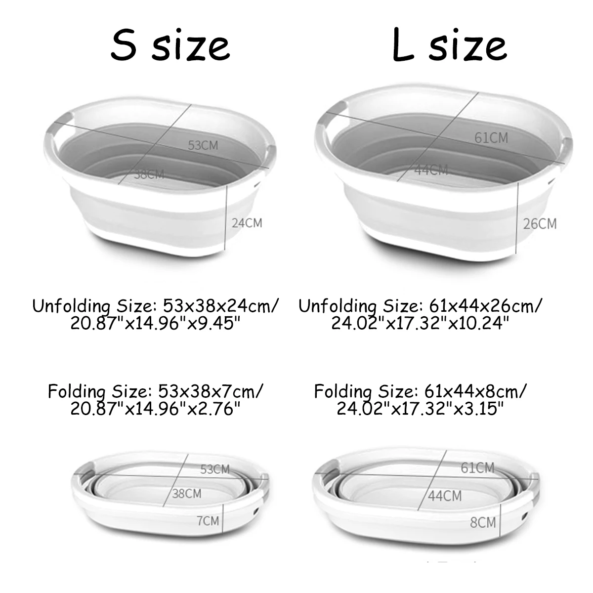

Folding Bucket Portable Collapsible Basin Laundry Basket Kitchen Washing Tool Vegetable Fruit Basin Home Cleaning Supplies Large