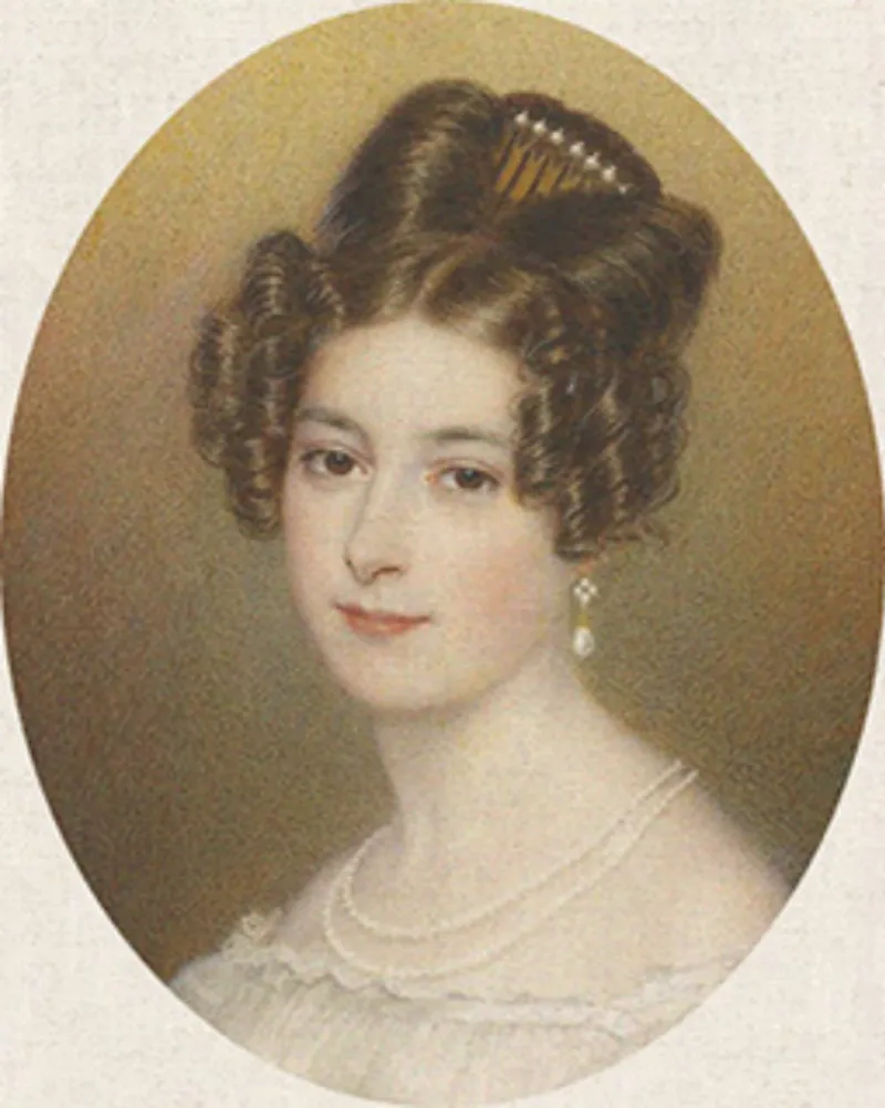 

Cotton and linen cloth, hand printed and pasted cloth, canvas, decorative painting, Royal lady B