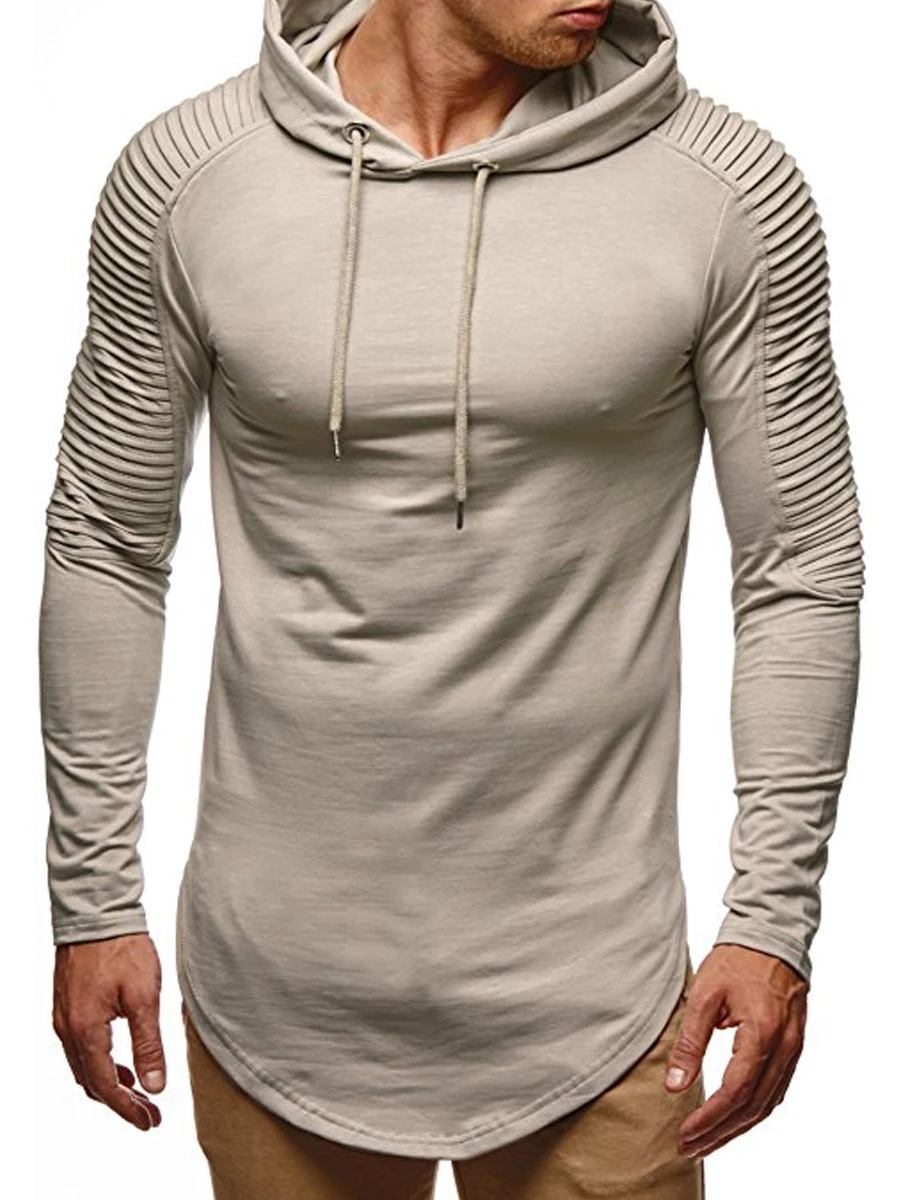 Мужская толстовка с капюшоном размера плюс Повседневная Уличная одежда базовый