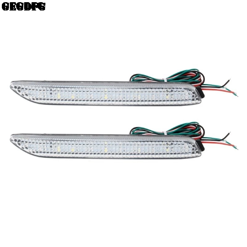 2 шт. светодиодный задний тормозной фонарь бампер отражатель Предупреждение ющий