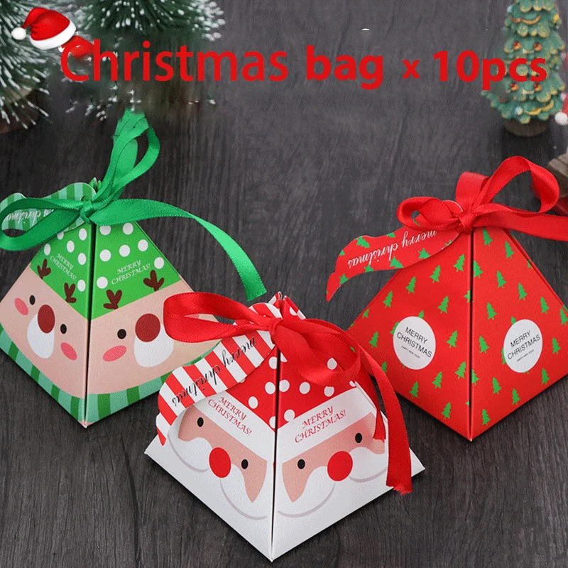 10 шт. рождественские подарочные коробки с героями мультфильмов 2020