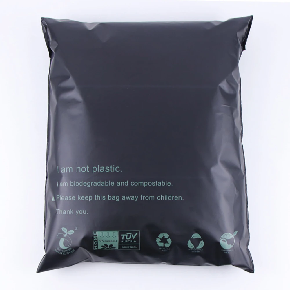 

50 шт. экологически чистые Водонепроницаемые биоразлагаемые полиэтиленовые пакеты для экспресс-упаковки