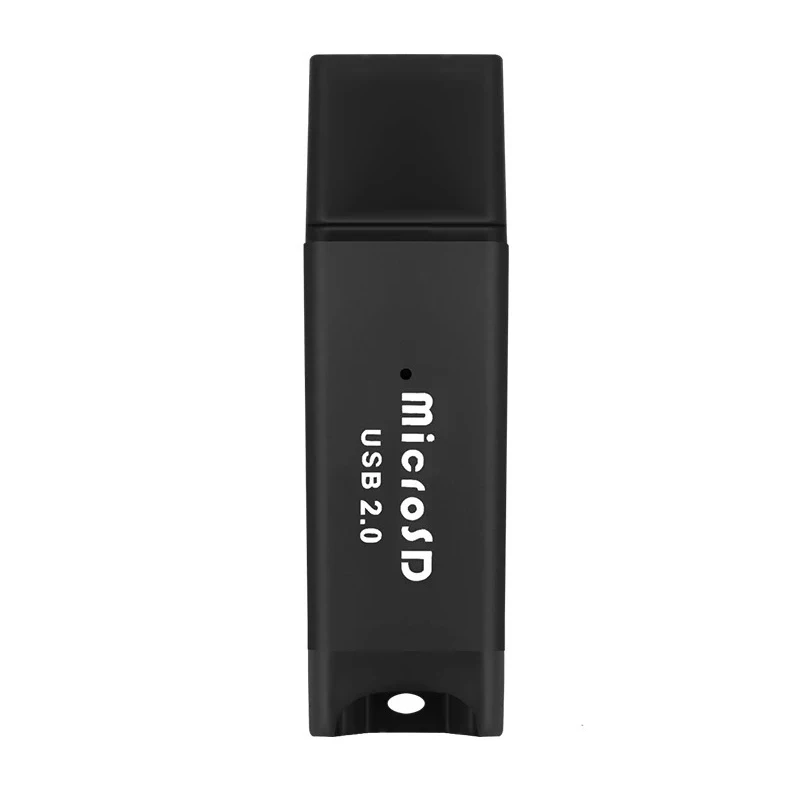 Универсальный алюминиевый кард ридер для ПК USB 2 0 считывание TF карт памяти