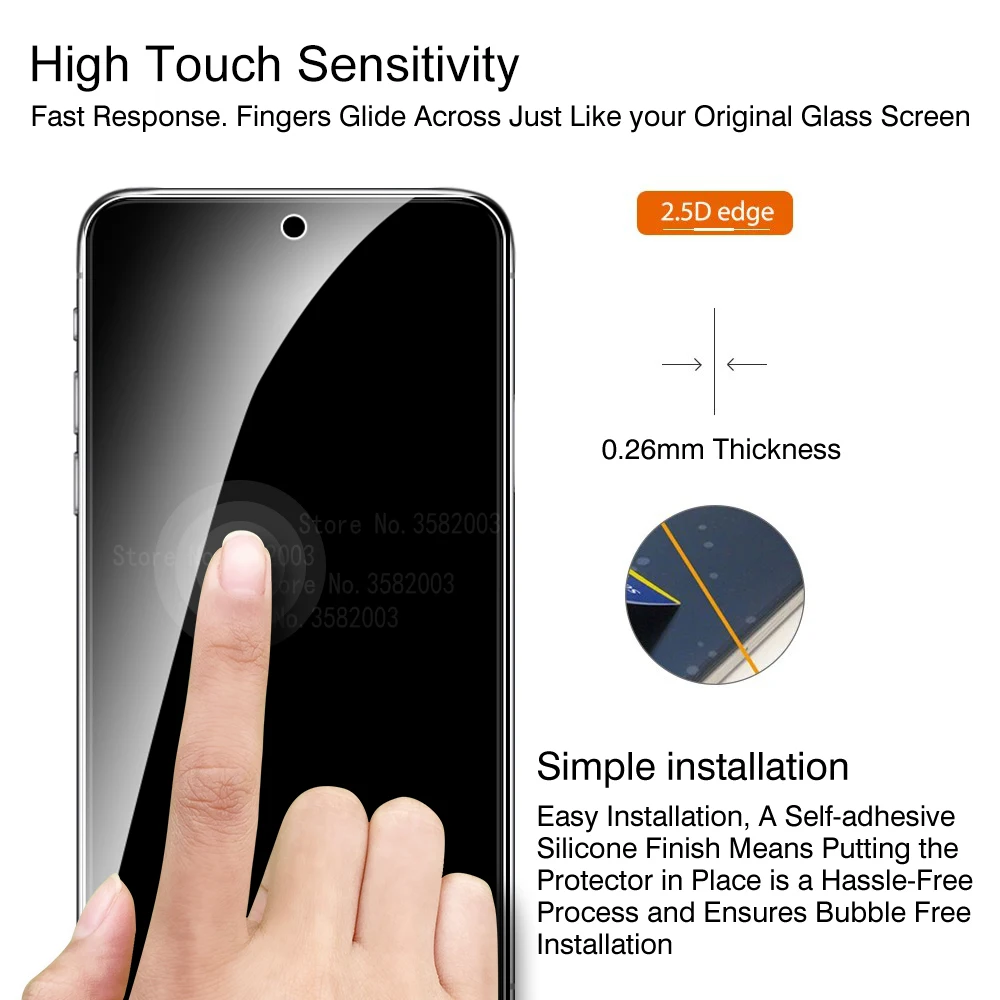 Закаленное стекло для Huawei y9a y9 y8p y7a y7p y6s y5p nova 5 5t 7i 6se 7se защитная пленка экрана на p