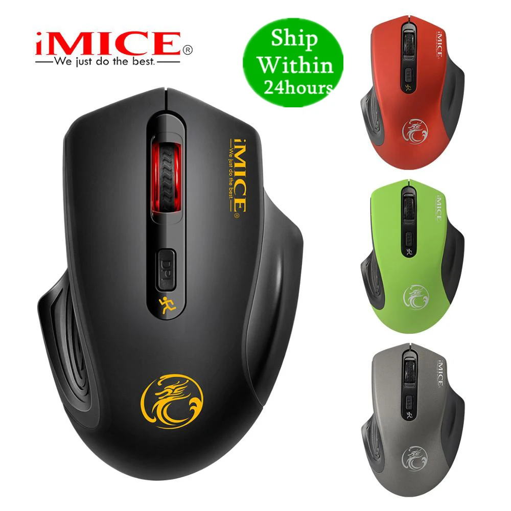 Беспроводная мышь iMICE 2000DPI Регулируемая оптическая компьютерная USB 3 0 с