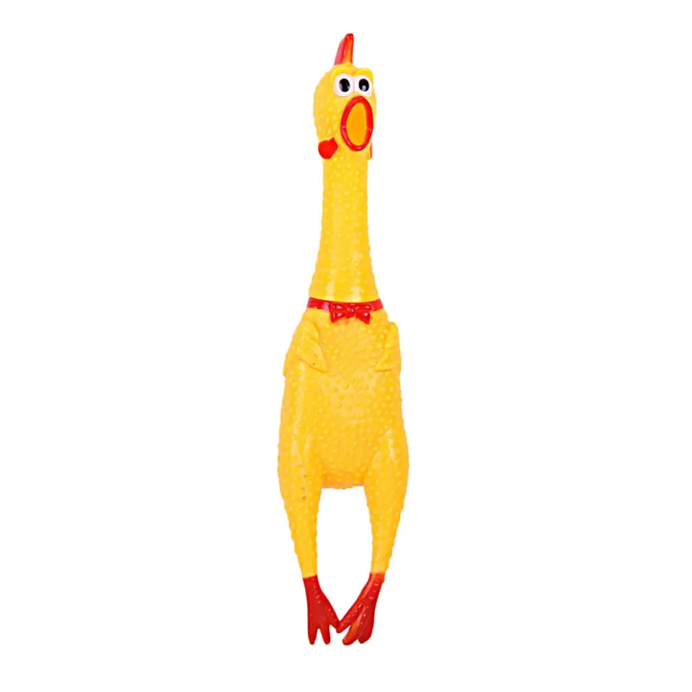 

Funny Design Non-Toxic Screaming Rubber Chicken Squeeze Toys Sound Toy Children Adult Stree Relief Shrilling Chicken Toys