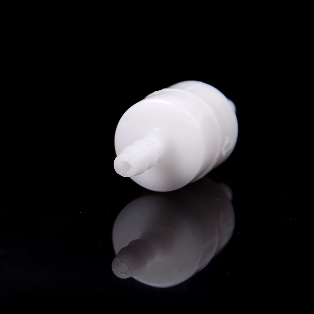 

JETTING 1PCS 4mm Plastic One Way Inline Check Valve Fuel Gas Liquid Water White