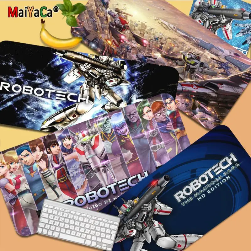 

Anime Robotech New Designs Large Gaming Mousepad L XL XXL Gamer Mouse Pad Size For Mouse Pad Keyboard Deak Mat For Cs Go LOL