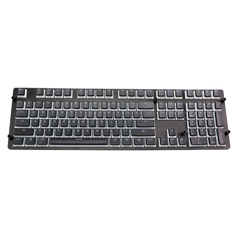 

RGB 143 Keycaps ANSI Layout OEM PBT Pudding Double Skin Milk Shot Backlit Keycap PXPA