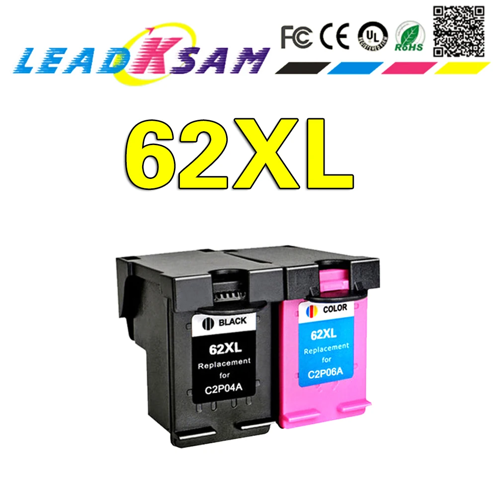 Картридж с чернилами 62XL совместимый hp62 62 xl 5640 5660 7640 5540 5544 5545 5546 5548 Officejet 5740 5741 5742 5743