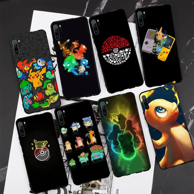 

Cute Anime Pokemones Phone Case for Xiaomi mi5x mi6 mi6x mia2 mi8 mi9 mi10 note2 note3 note10 pro max plus 10 lite cover