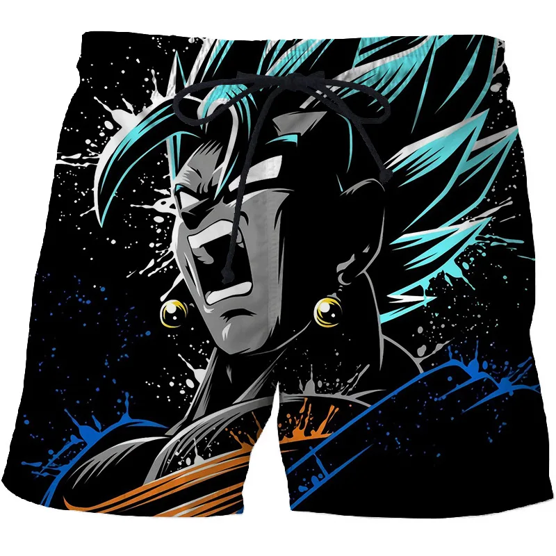 Аниме мужские летние Персонализированные Пляжные штаны dragon ball fun 3D печать
