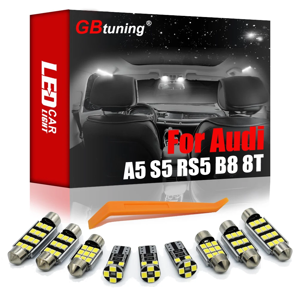 GBtuning-Kit de luz LED Canbus para Interior de coche, accesorios de lámpara para Audi A5, S5, RS5, B8, 8T, Coupe Sportback