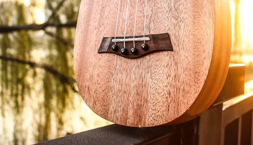 Укулеле концертная 23 дюймов электрическая гитара ананаса 4 струны Ukelele Guitarra ручной работы дерево красное дерево Музыкальные инструменты Uke