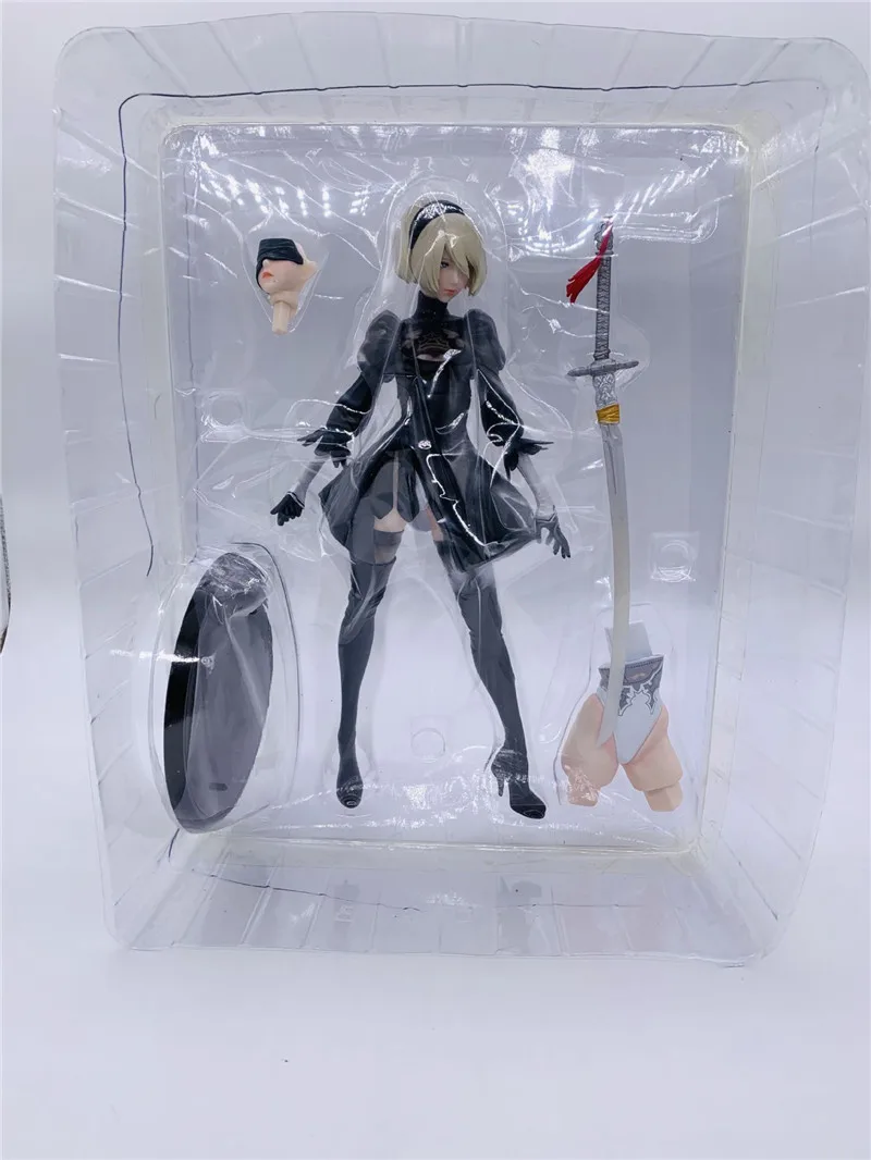 Экшн-фигурка из аниме игры НИР: Automata 2b YoRHa No.2 Type B ПВХ Коллекционная модель игрушки