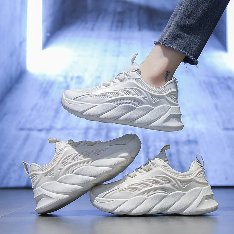 

Sneakers Mesh Shoes Woman-shoes Tennis Female Breathable Roses Fashion Trainers 2021 Summer Low Riband PU Lace-Up Rubber Cotton