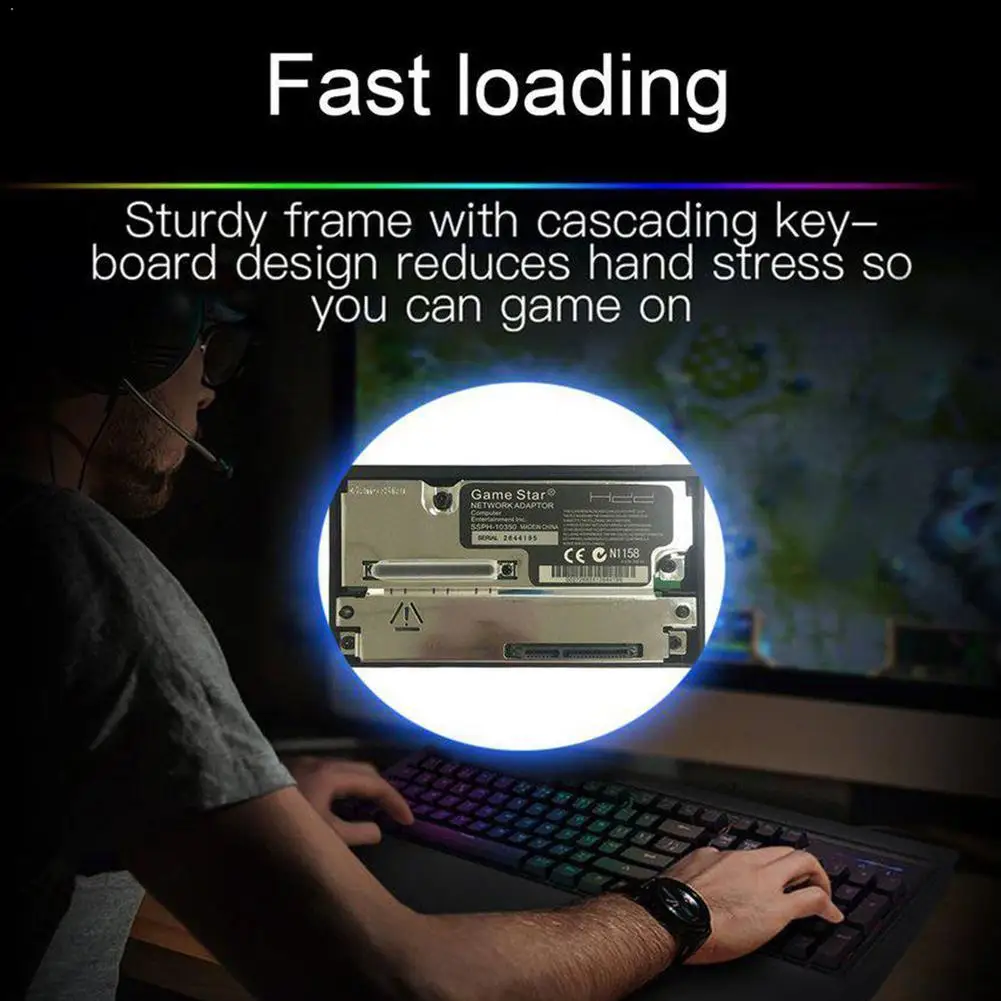 

SATA Interface Network Adaptor HDD Hard Disk Adapter IDE No Fat For Sony Socket PS2 Sata W2N9