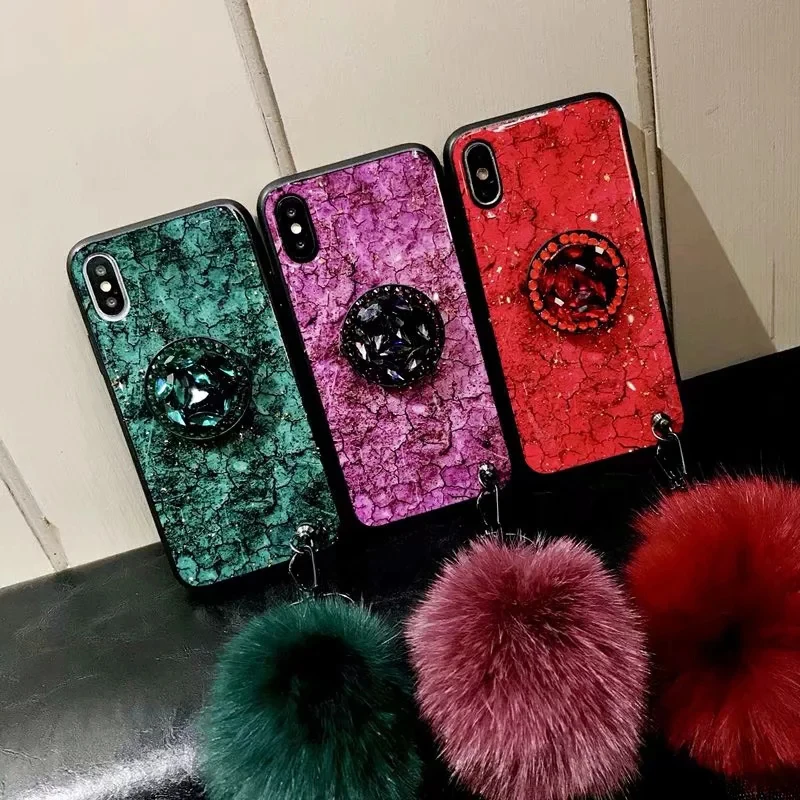 

Bumper Case For Huawei Mate 20 30 Lite Case Luxury Diamond Holder Shining Cover For Huawei Mate 10 20 30 Honor 9 20 9X Pro Lite