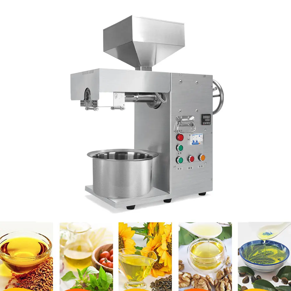 Коммерческий пресс для масла нержавеющая сталь экстрактор кунжута рапса ореха