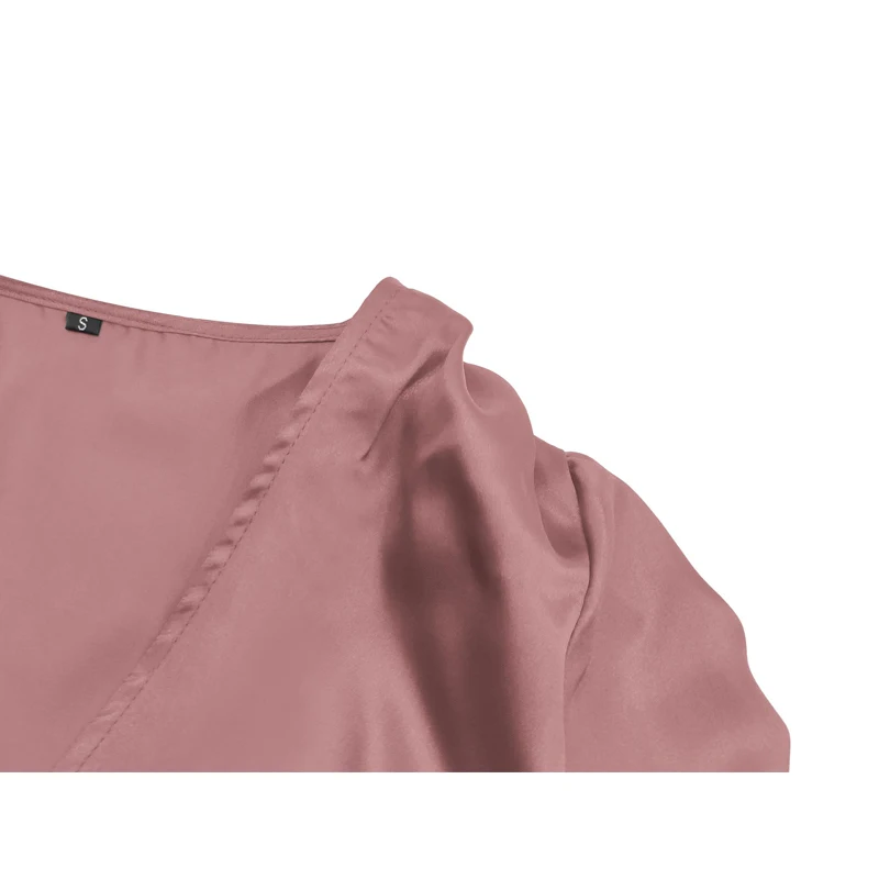 Женская одежда трикотажное платье миди с длинным рукавом и поясом женское