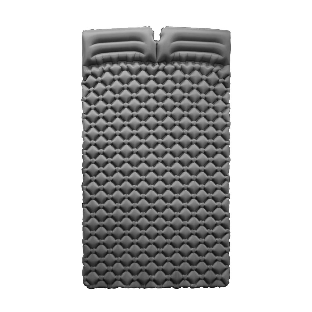 

Inflatable Double Sleeping Pad with Pillow 2 Person Camping Air Mattress for Tent Outdoor Backpacking Traveling Hiking Picnic