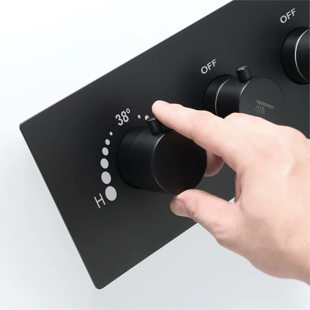 Встраиваемые Потолочные Термостатические Смесители для душа набор 16 дюймов