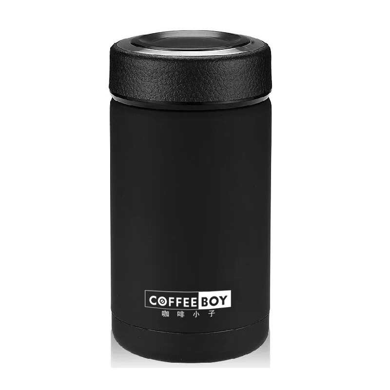 Coffee Boy 304 Stainless Steel Thermos Mug Thermo Cup Men Office Business Vacuum Thermal Bottle For Tea 380ml #BG01 thermocup | Дом и сад