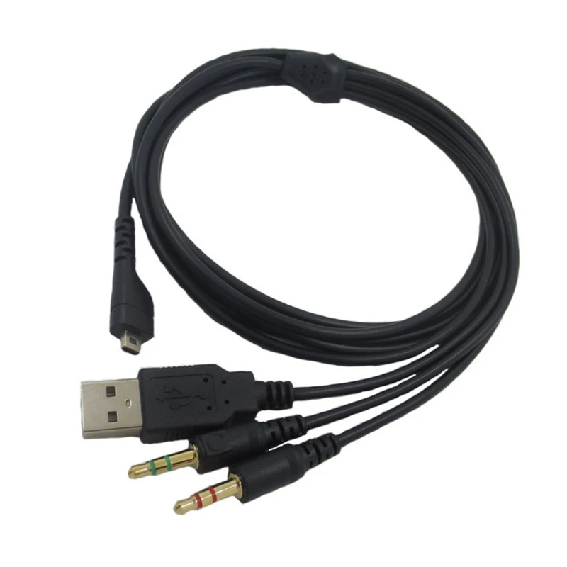 

3.5mm Jack Headphone Cable Replacement Charging Cord Compatible with Series Arctis 3 5 7 Pro Wireless Headphone PC Drop shipping