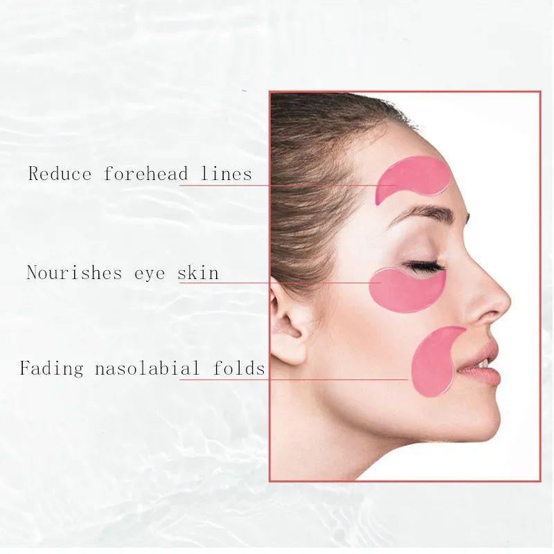 Патчи под глаза увлажняющие коллагеновые золотые с гиалуроновой кислотой против